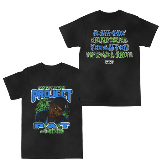 Mane You Know The Business "Vinatge Black" Tee,